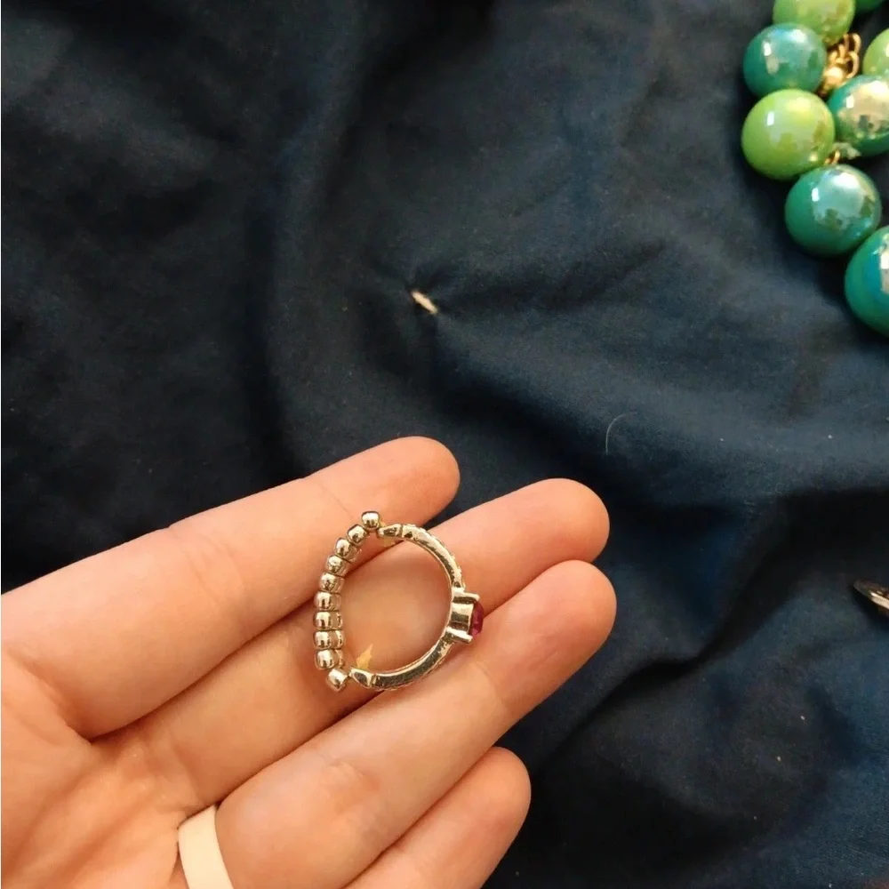 Ruby adjustable ring - Picture 3 of 3